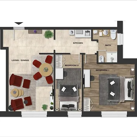 7 Min Dal Colosseo, Aria Condizionata, Smart Tv, 4 Pax Rom